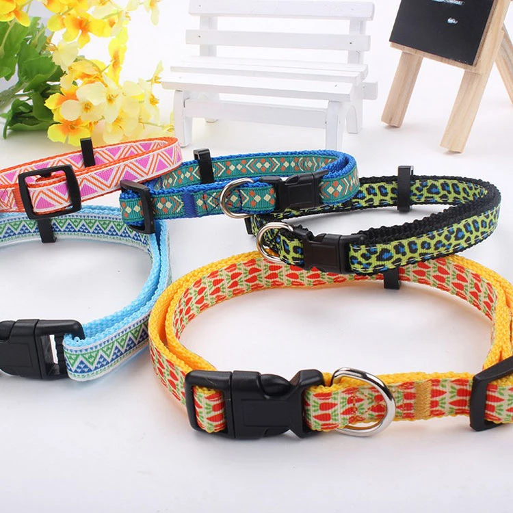 Custom Nylon/ Polyester Printed Pet Supply, Retractable Pet Harness and Lead Products, Personalized Cat Shock Leash and Dog Training Collar