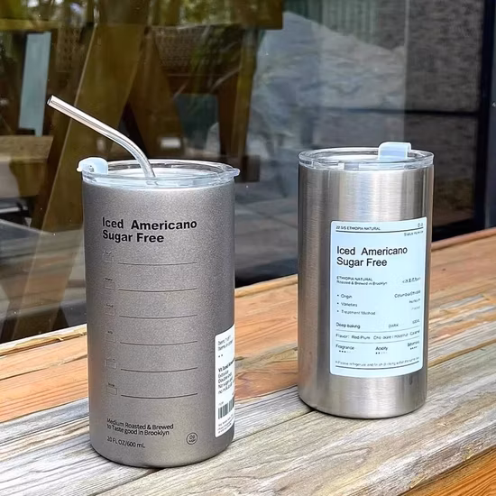 Tazza termica del caffè di viaggio isolata sotto vuoto a perfetta tenuta dell'acciaio inossidabile su ordinazione 304 di abitudine 350ml 16oz della Cina