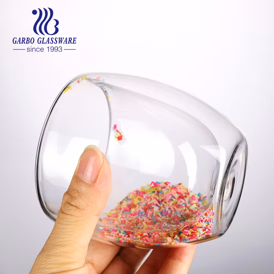 Nuovo vetro decorativo a doppia parete di Natale Vendita calda Fornitore cinese Tazza di vetro borosilicato